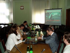 Prezentacja na spotkaniu w Sejmie